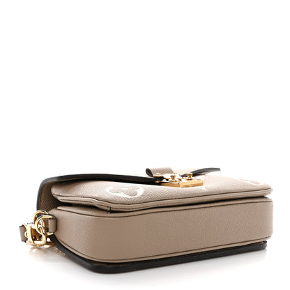 Louis Vuitton Empreinte Monogram Giant Pochette Metis East West Tourterelle Creme 4 of 10