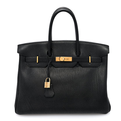 Hermes Fjord Birkin 35 Black 1 of 10