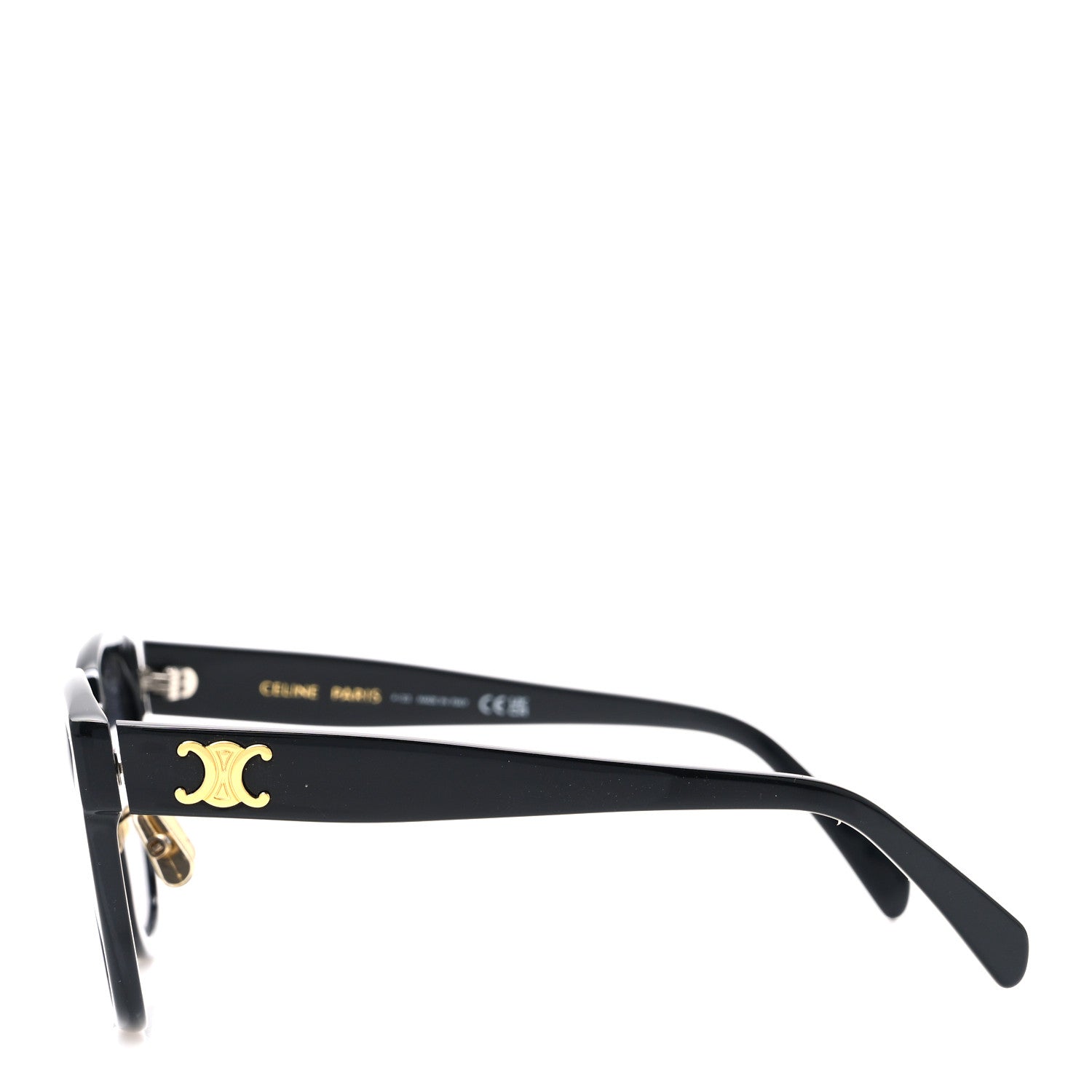 Celine Acetate Triomphe Sunglasses CL40222F Black 3 of 7