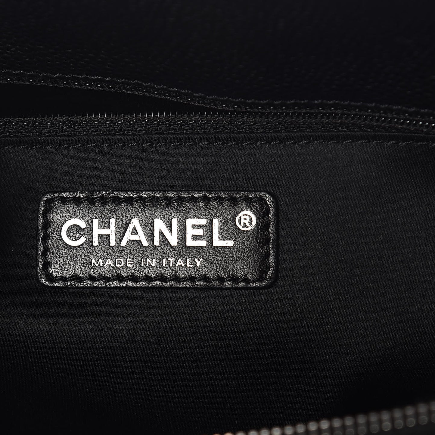 Caviar Quilted Grand Shopping Tote GST Black
