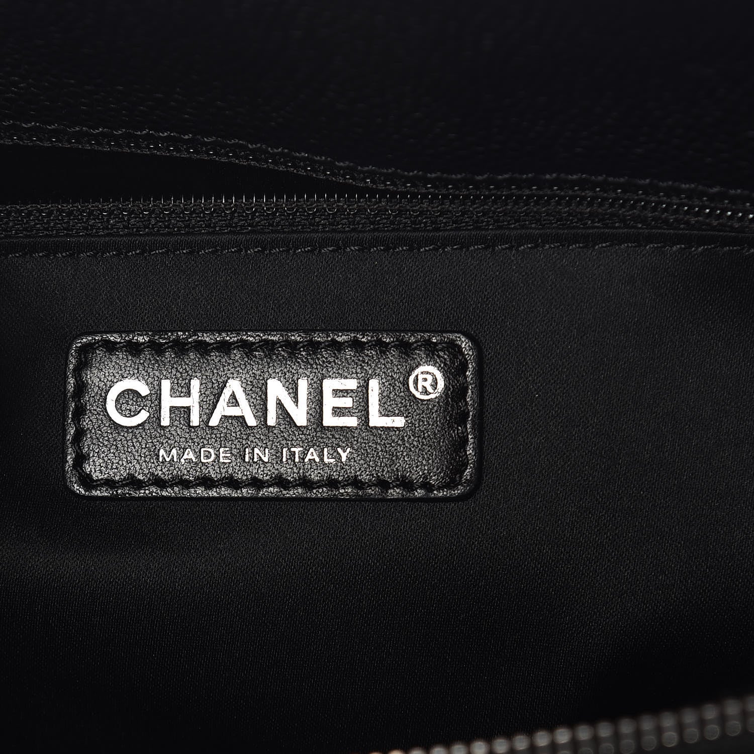 Chanel Caviar Quilted Grand Shopping Tote GST Black 6 of 13