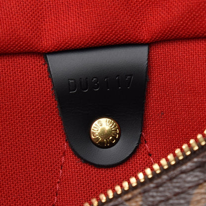 Louis Vuitton Monogram My World Tour Speedy Bandouliere 30 Black 7 of 9