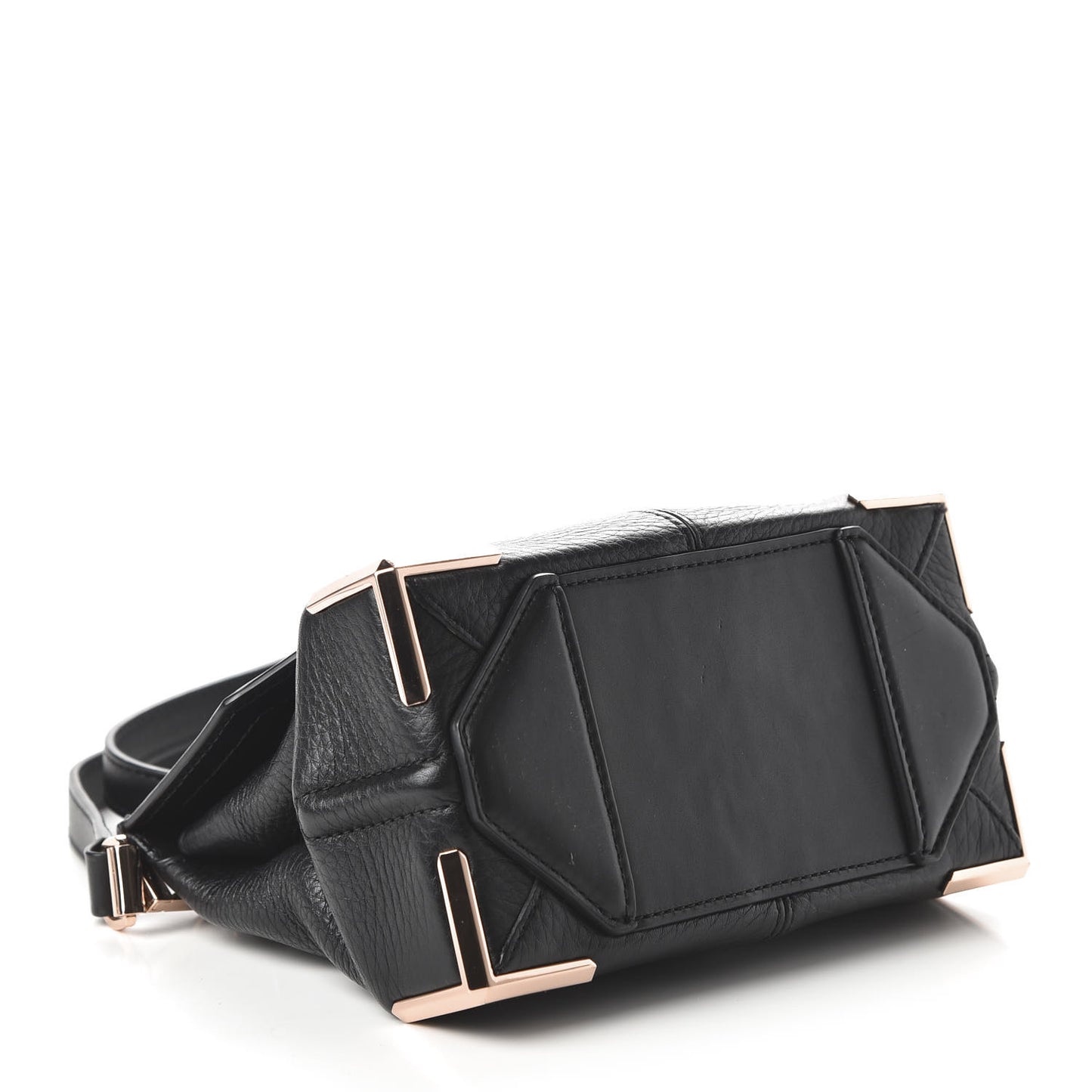 Calfskin Marion Tote Soft Black Rose Hardware