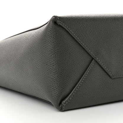 Celine Grained Calfskin Small Vertical Cabas Grey 9 of 11