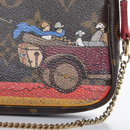Louis Vuitton Monogram 2015 Christmas Animation Mini Pochette Accessories 10 of 10