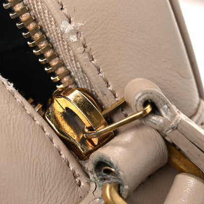 Saint Laurent Calfskin Matelasse Monogram Lou Camera Bag Dark Beige 12 of 12