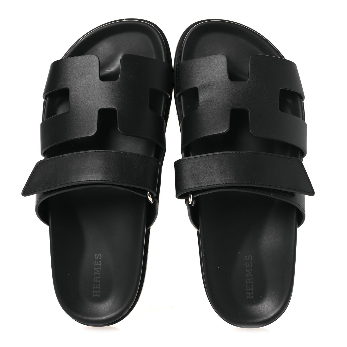 Calfskin Womens Chypre Sandals 38 Black