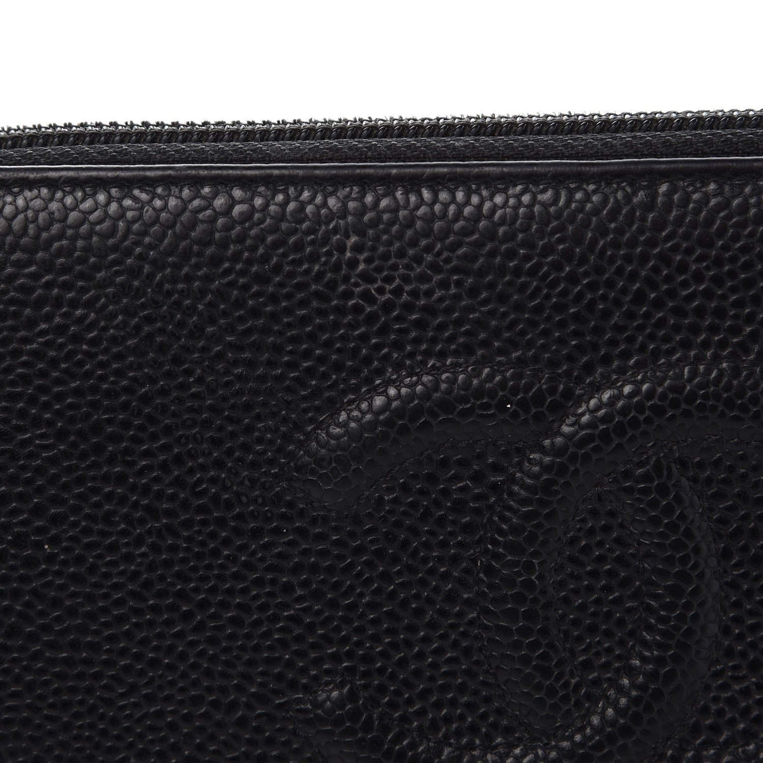 Chanel Caviar Large Timeless CC Zip Around Wallet Black 10 of 12