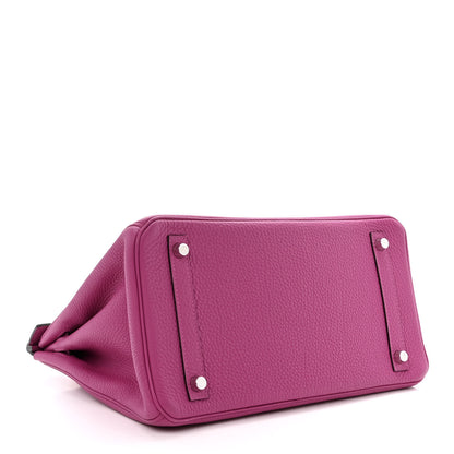 Hermes Togo Birkin 30 Rose Pourpre 4 of 11