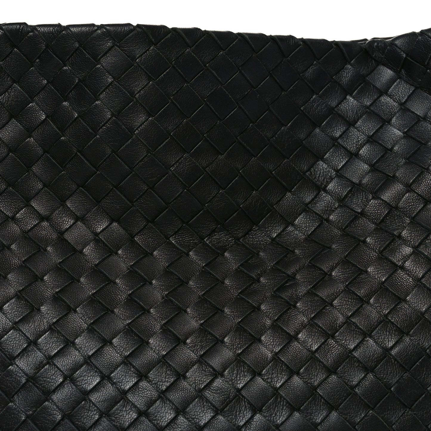 Nappa Intrecciato Bucket Bag Black