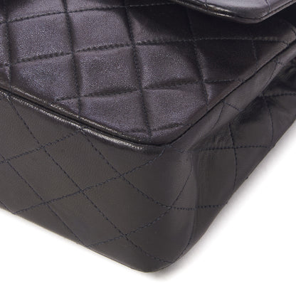 Chanel Lambskin Quilted Medium Double Flap Black 4 of 10