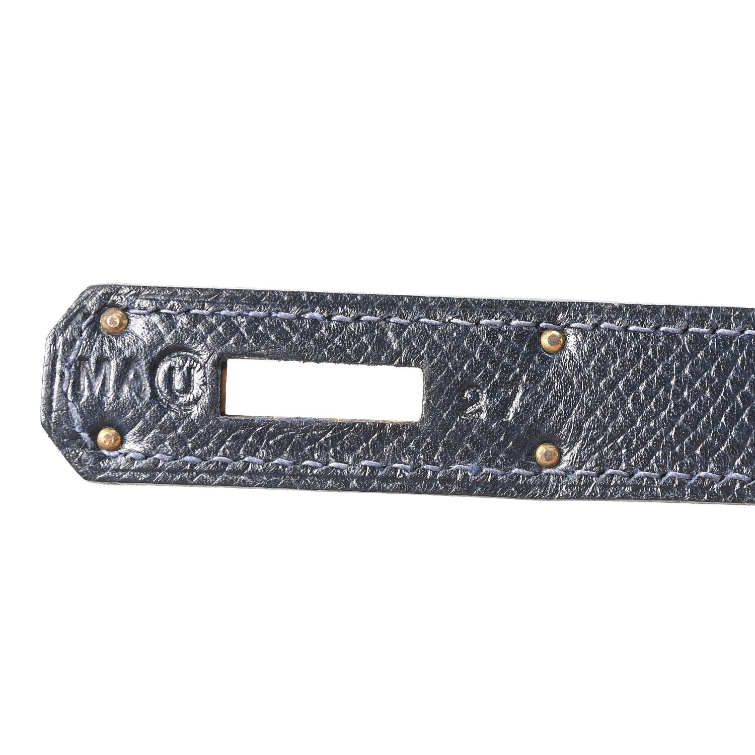 Hermes Courchevel Kelly Sellier 32 Bleu Marine 7 of 10