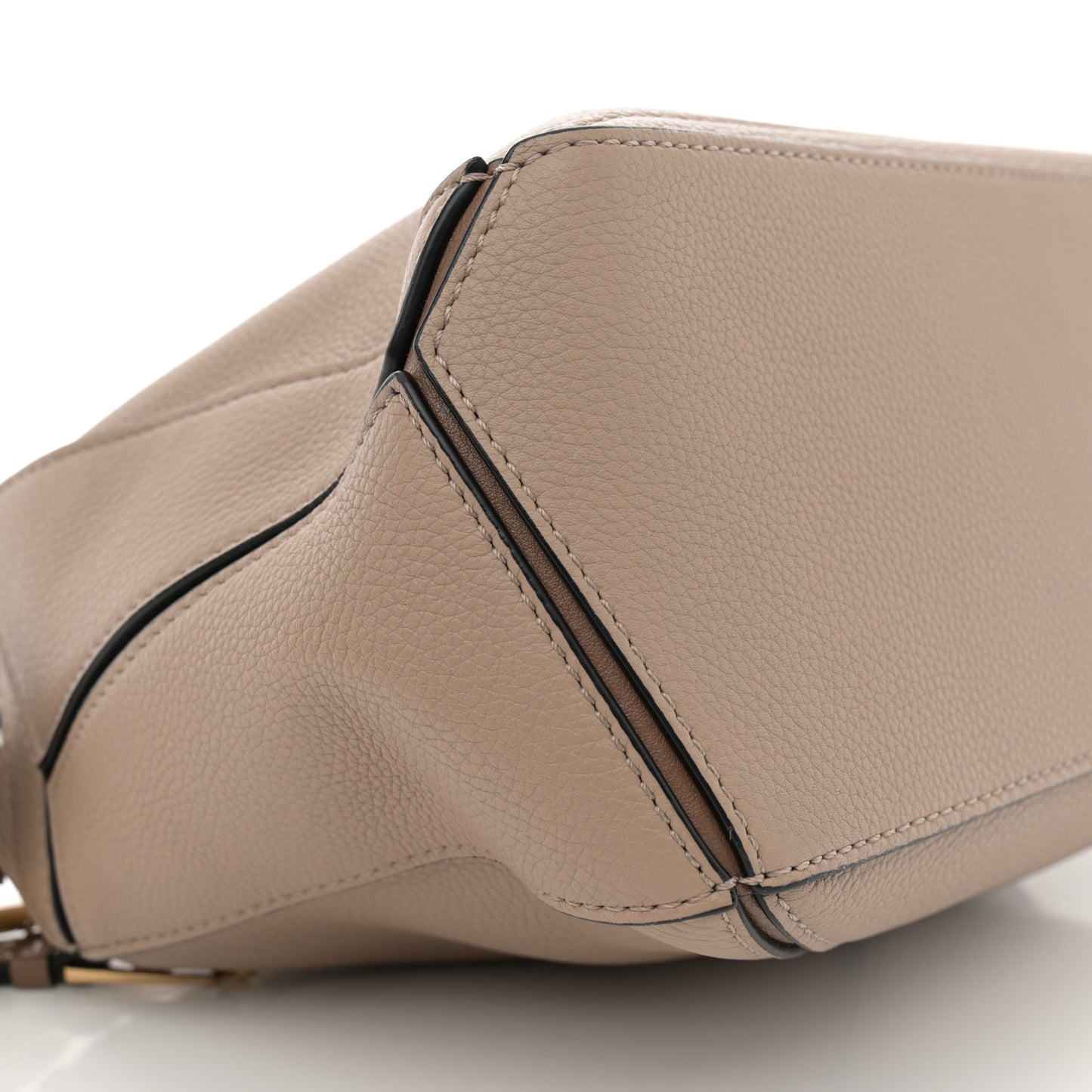 Grained Calfskin Small Puzzle Bag Sand Mink