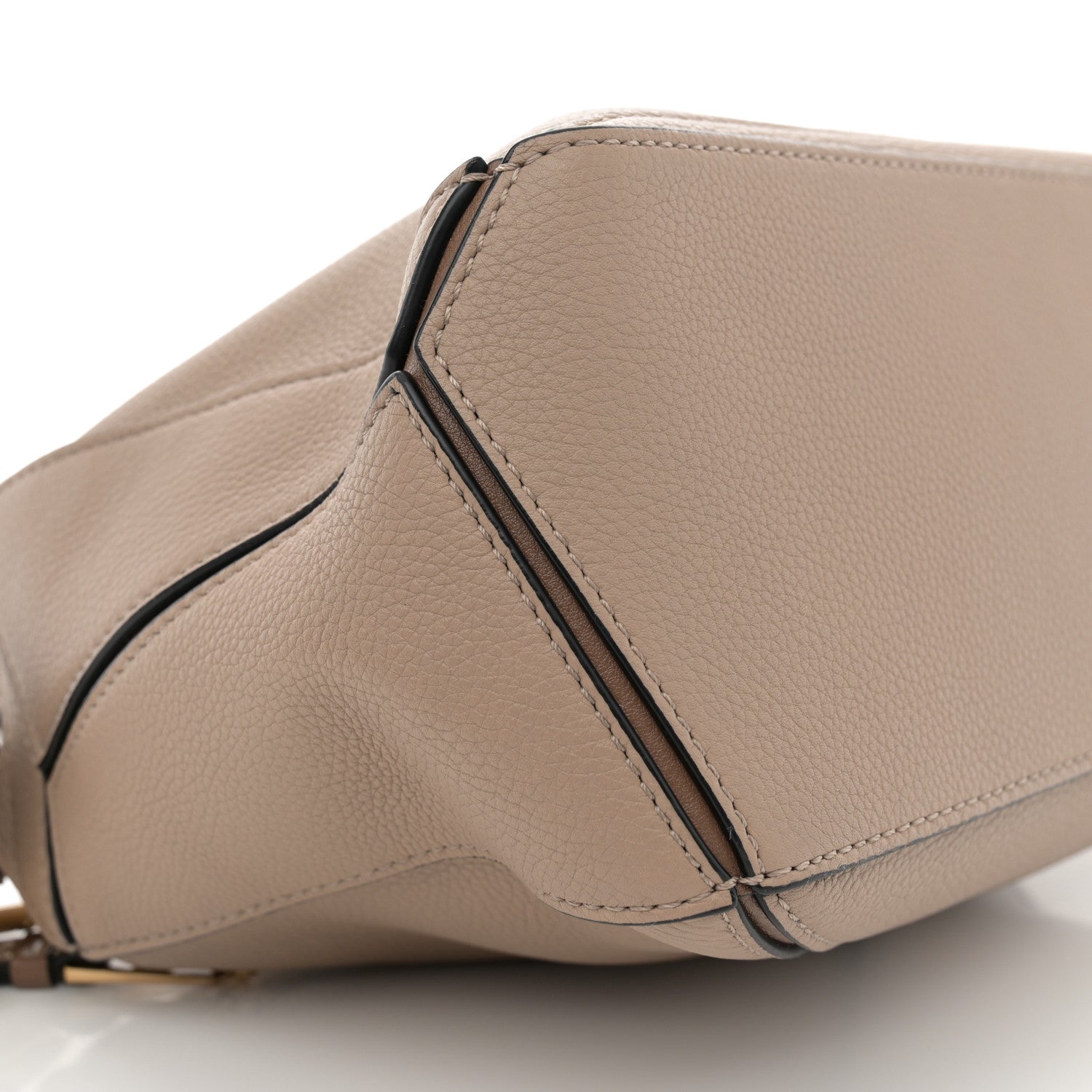 Loewe Grained Calfskin Small Puzzle Bag Sand Mink 8 of 11