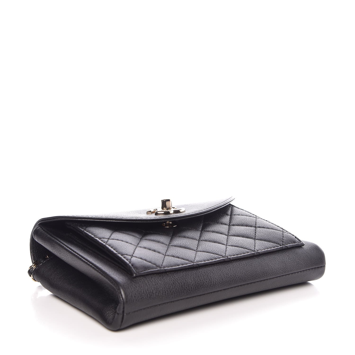 Chanel Calfskin Quilted Smart Pocket Crossbody Bag Black 4 of 8