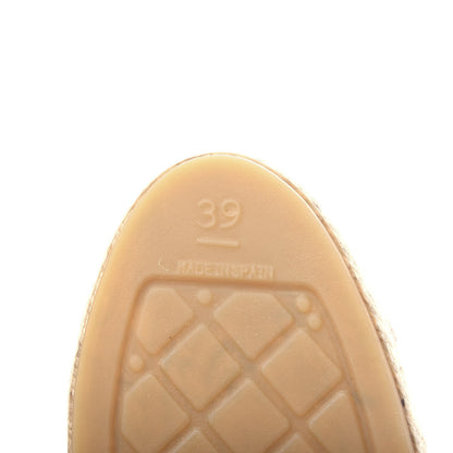 Chanel Lambskin CC Espadrilles 39 Light Pink 9 of 11