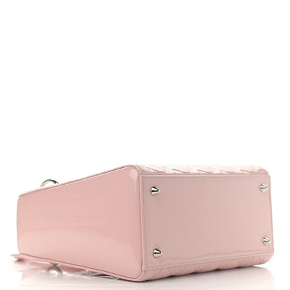 Christian Dior Patent Cannage Medium Lady Dior Rose Clair 3 of 10