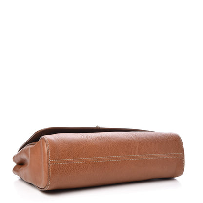 Mulberry Natural Calfskin Medium Lily Flap Oak 4 of 10