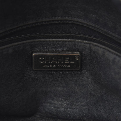 Chanel Goatskin Medium Luxe Ligne Bowler Black 5 of 10