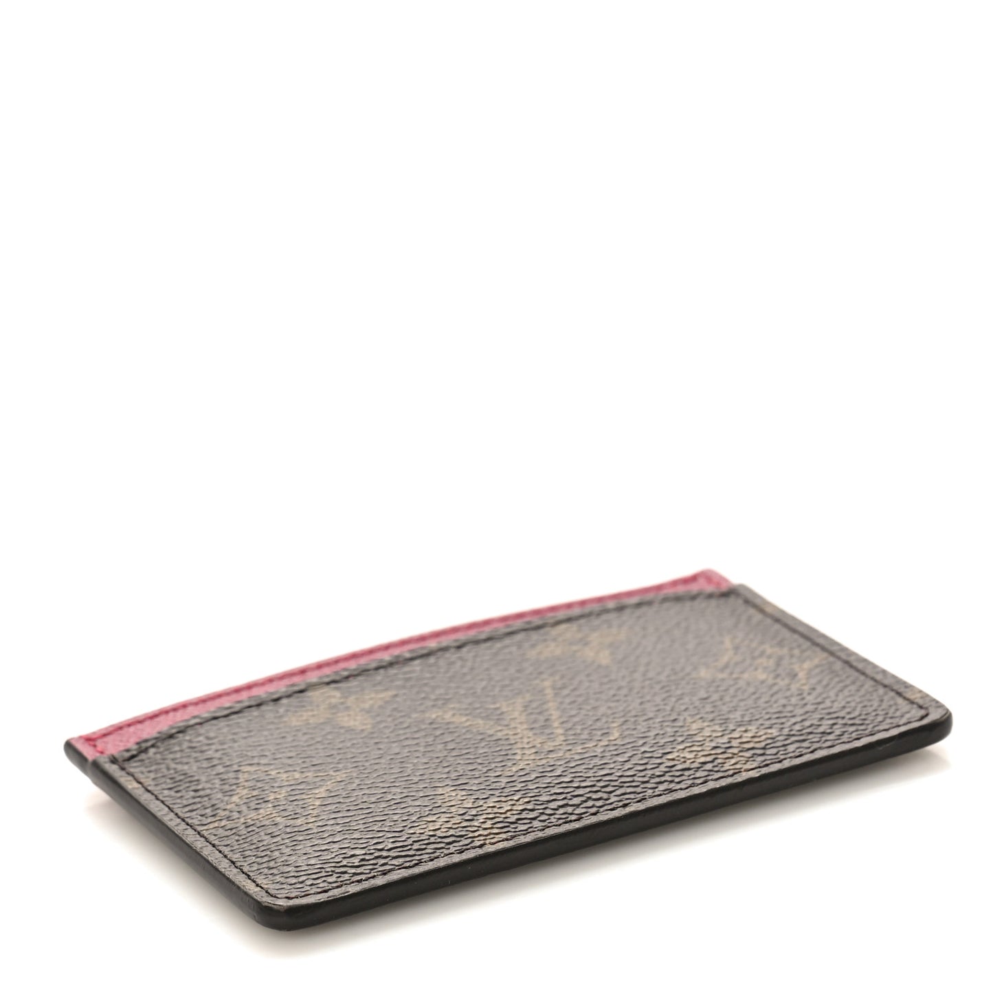 Monogram Card Holder Fuchsia