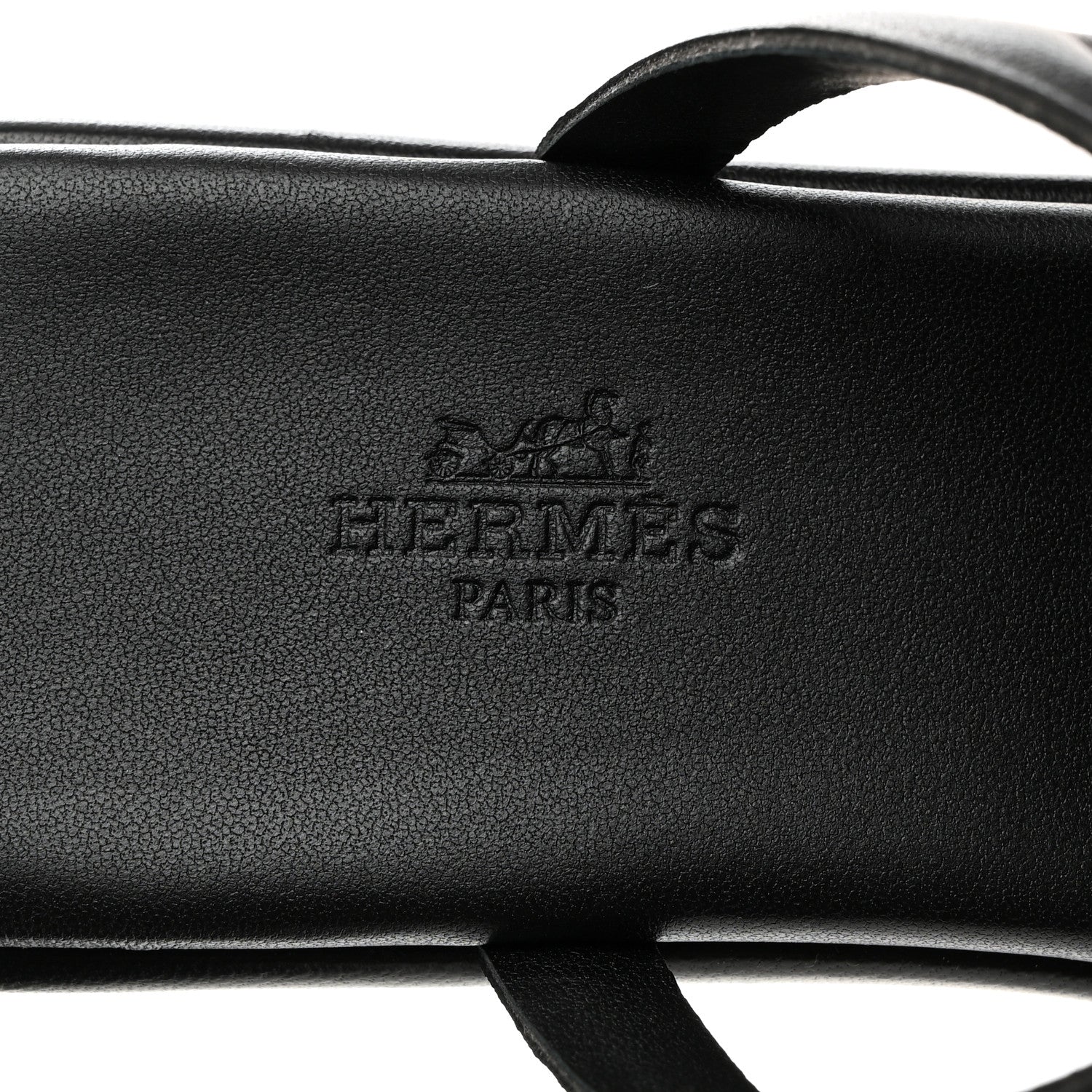 Hermes Nappa Gipsy Sandals 39 Black 6 of 9