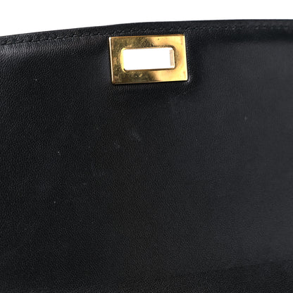 Celine Goatskin Medium Classic Box Flap Bag Black 14 of 14