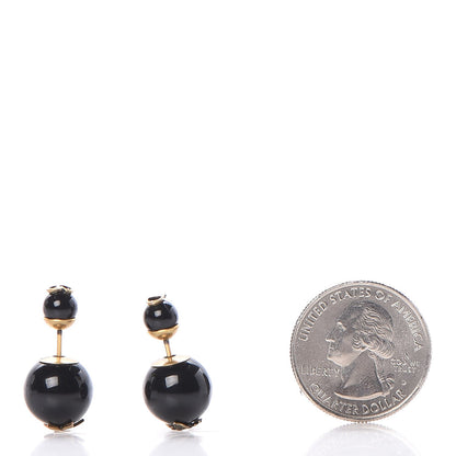 Christian Dior Bee Star Mise En Dior Tribal Earrings Black 2 of 5