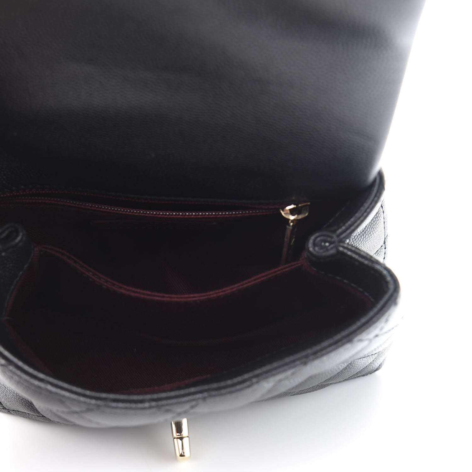 Chanel Caviar Quilted Extra Mini Coco Handle Flap Black 5 of 11