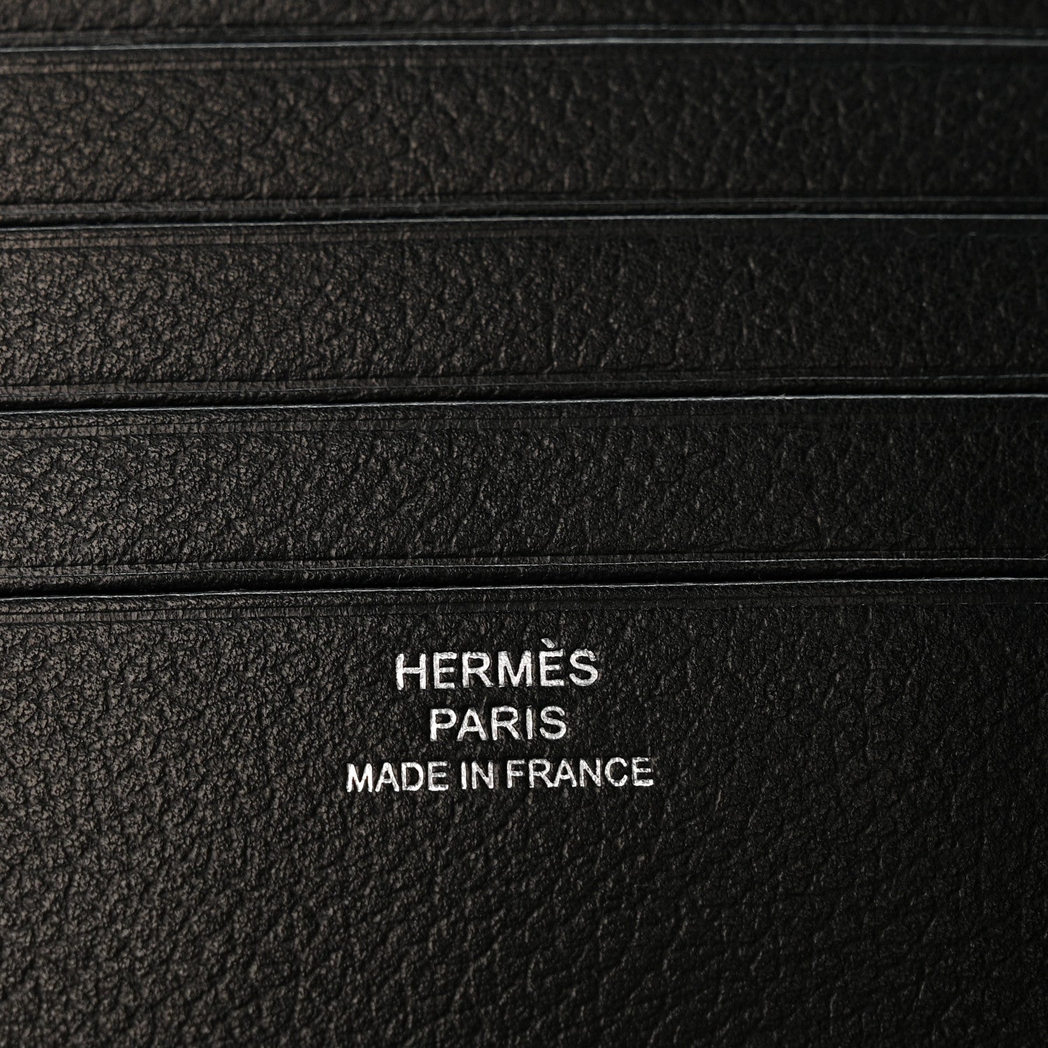 Hermes Evergrain Citizen Twill Compact Wallet Black 6 of 11