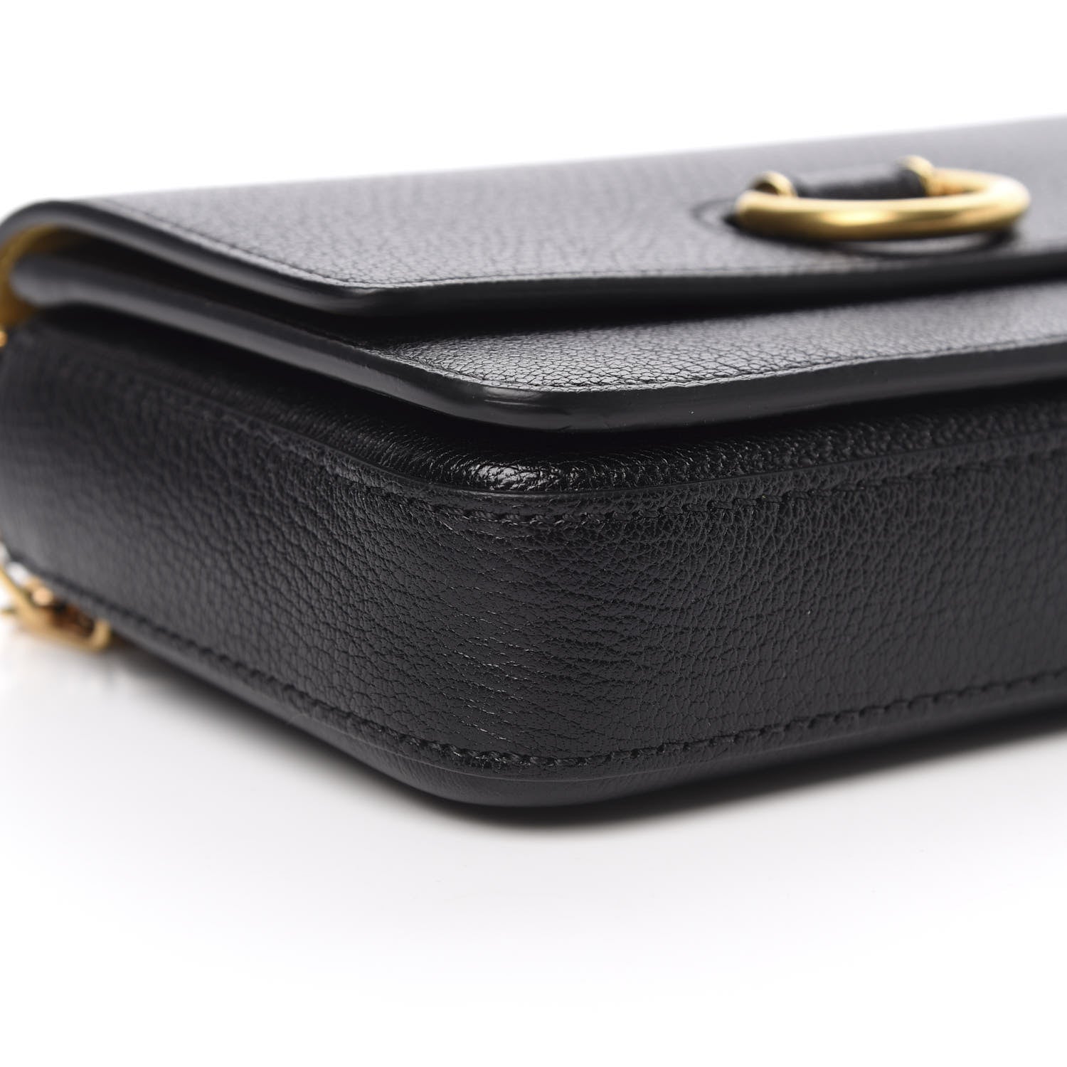 Burberry Hayes Goatskin D-Ring Mini Bag Black 9 of 10