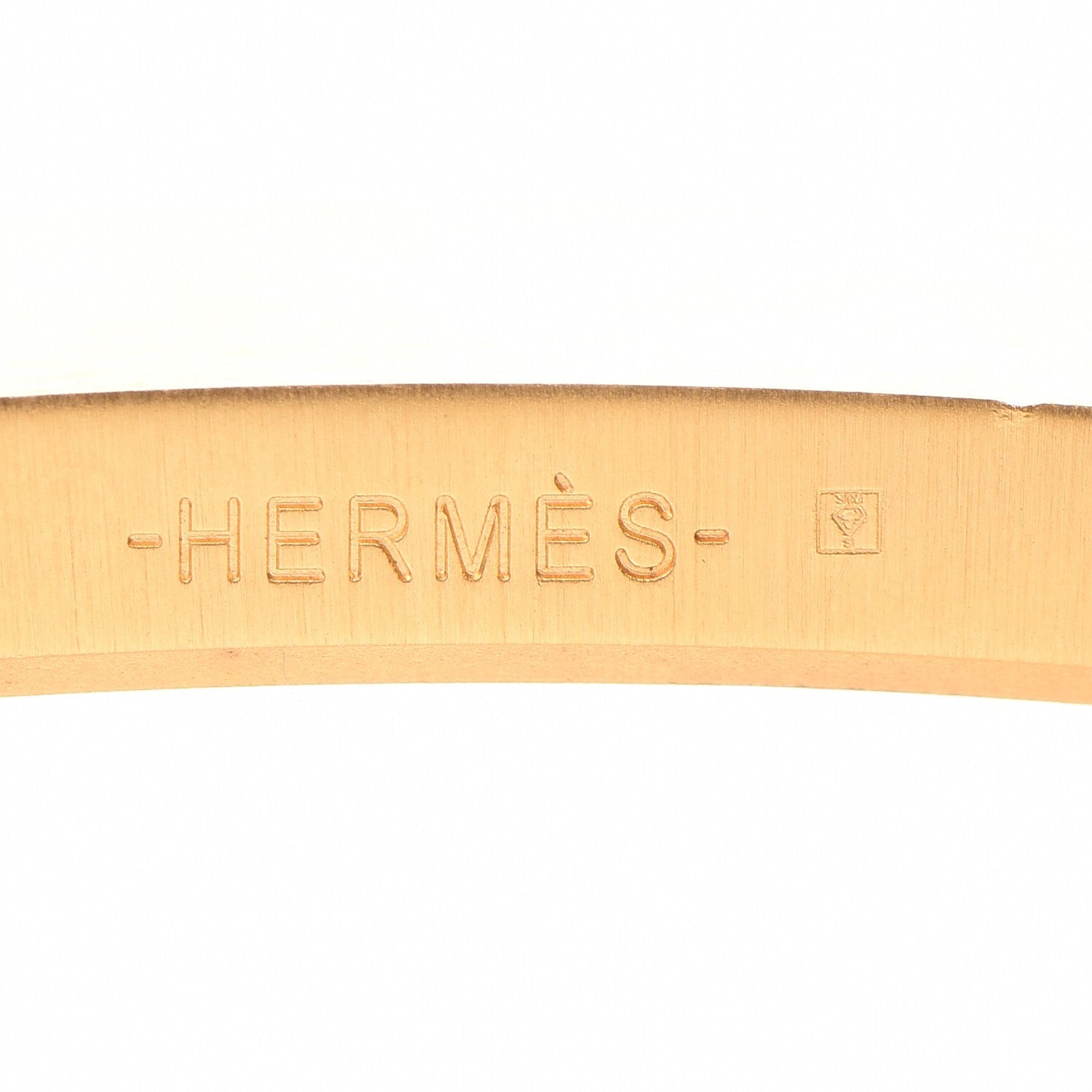 Hermes Brushed Gold 42mm Constance 2 H Belt Buckle 4 of 8