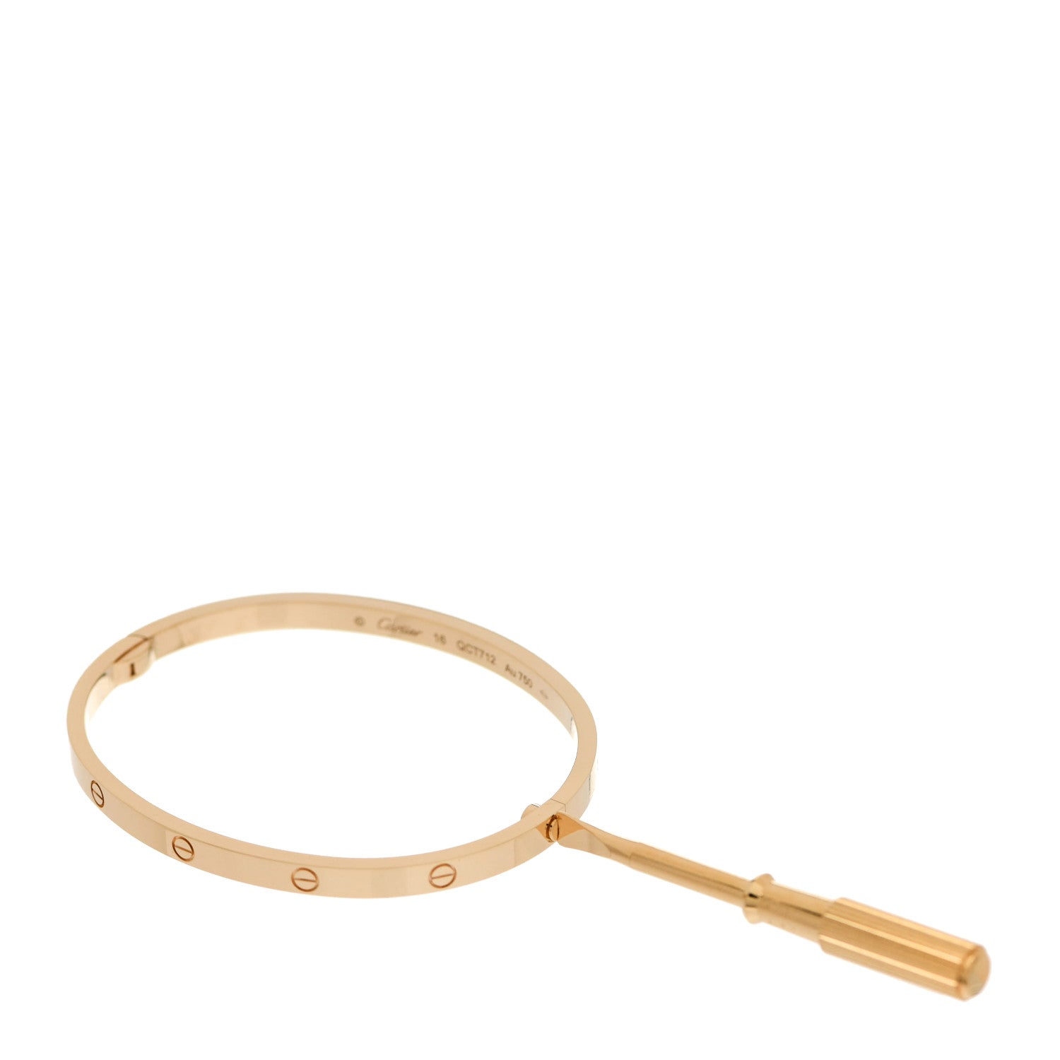 Cartier 18K Yellow Gold Small LOVE Bracelet 16 3 of 5