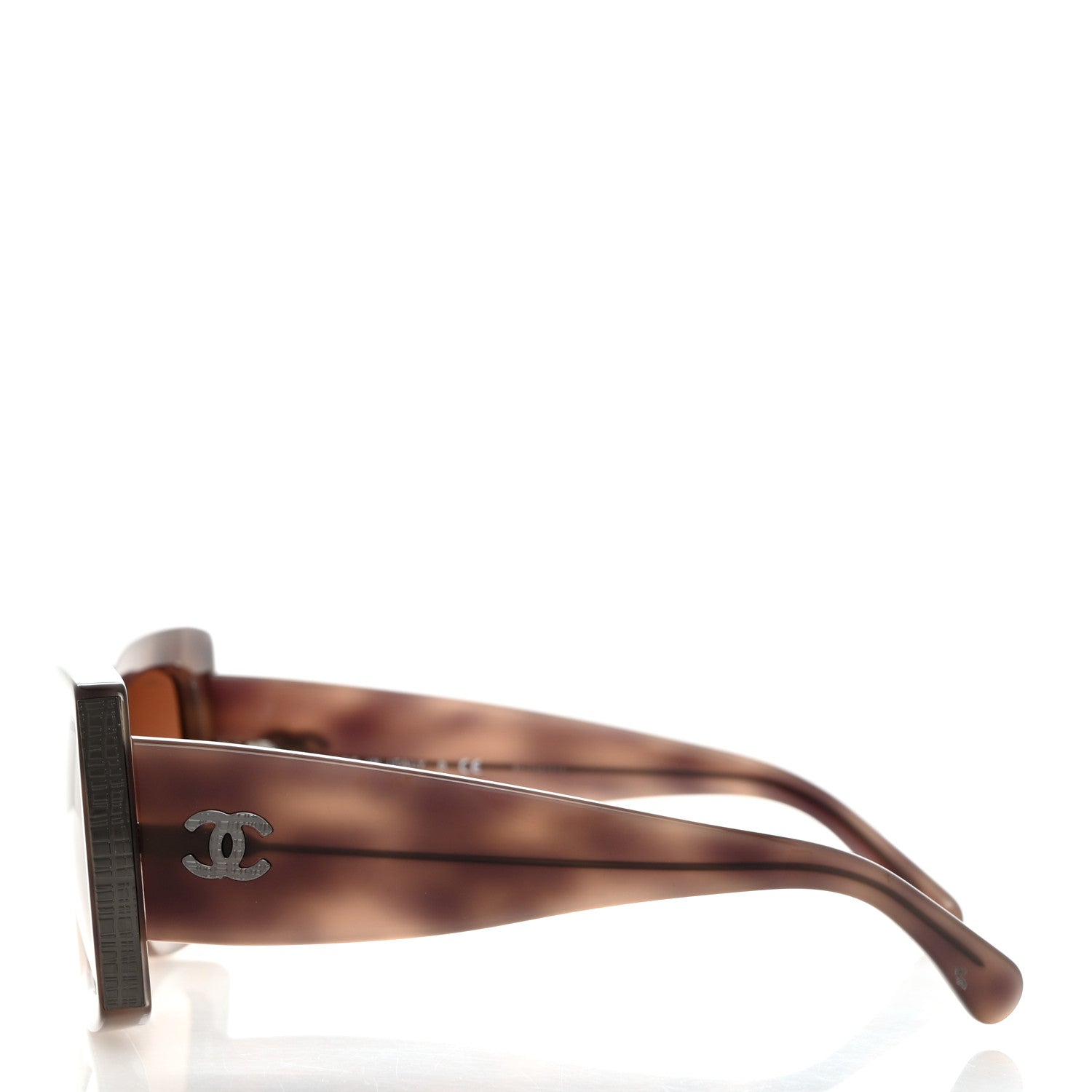 Chanel Acetate Rectangle Sunglasses 5435-A Brown 3 of 8