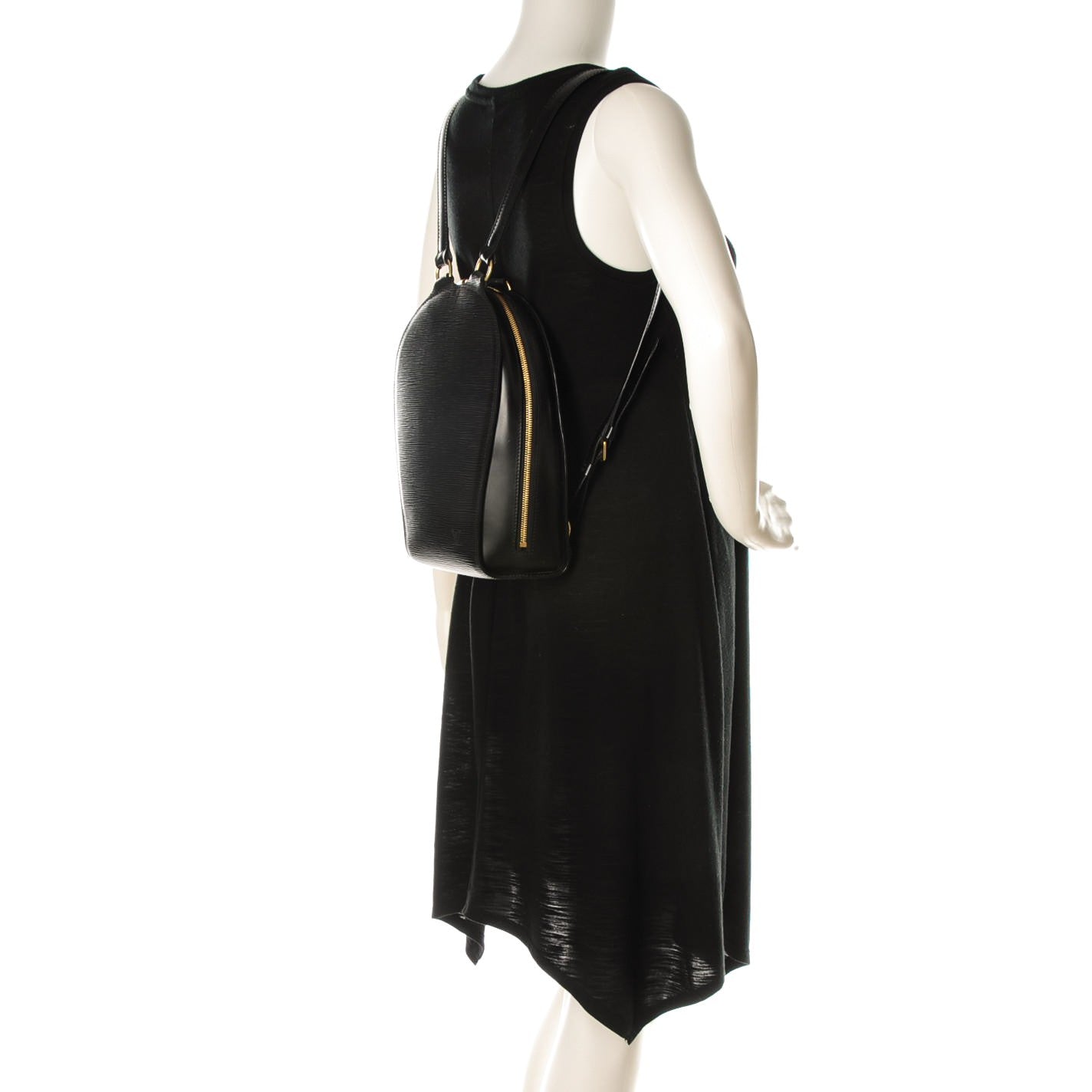 Louis Vuitton Epi Mabillon Backpack Black 2 of 7