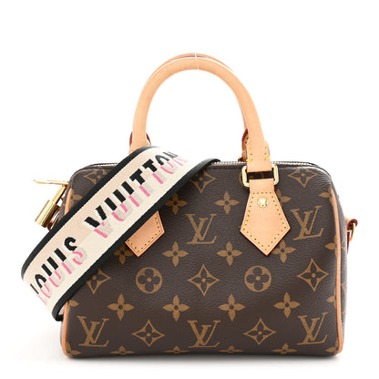 Louis Vuitton Monogram Speedy Bandouliere 20 Black 1 of 10