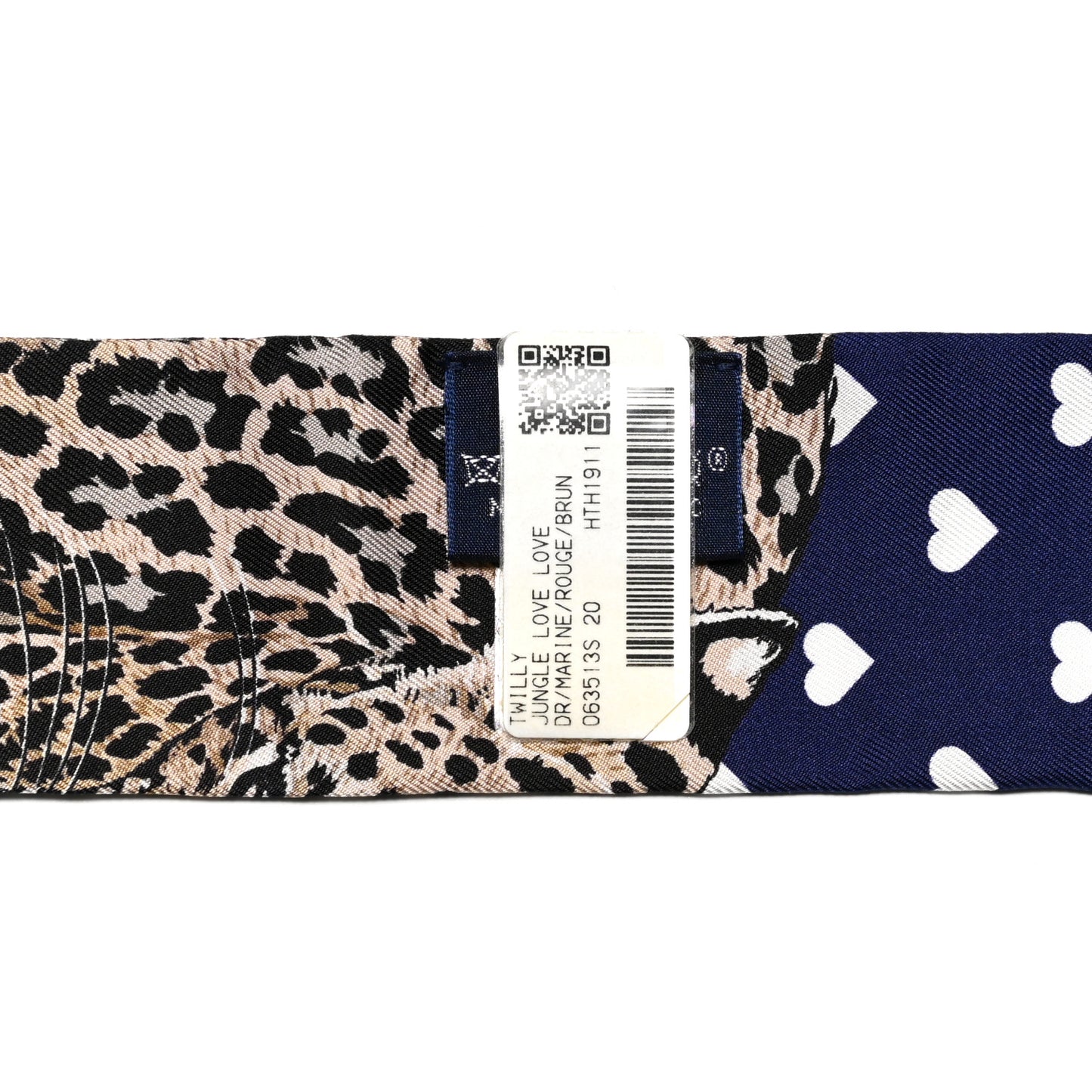 Silk Jungle Love Twilly Marine Rouge Brun