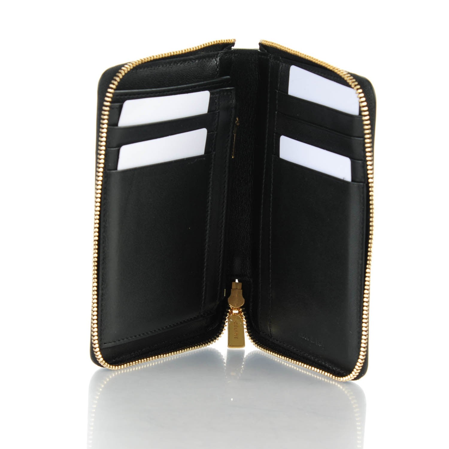 Celine Box Calfskin Zip Around Wallet Pink 5 of 8