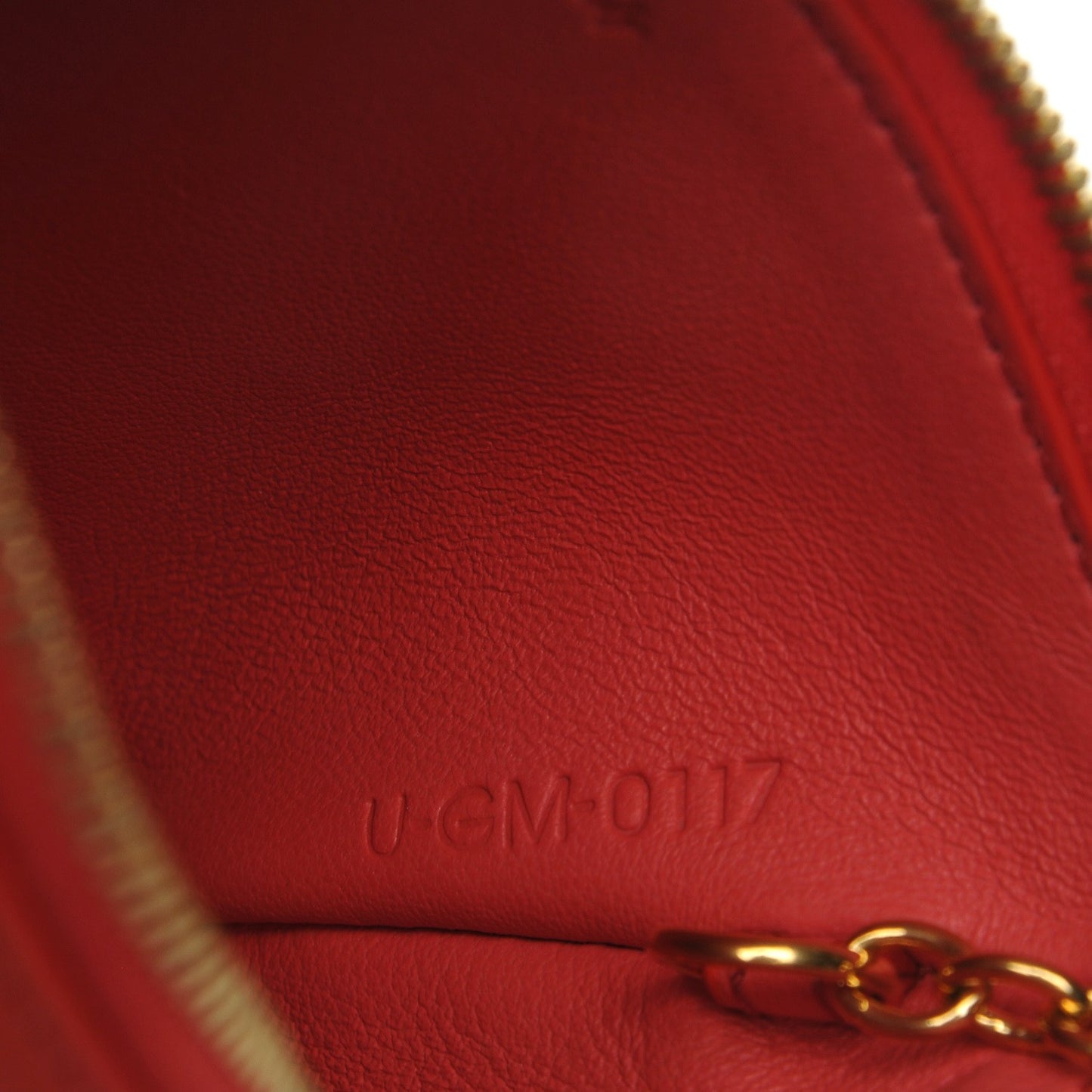Lambskin Bi-Color Solo Coin Card Case Poppy Cloud