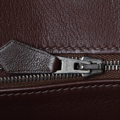 Hermes Toile Swift Birkin 30 Chocolate 11 of 31