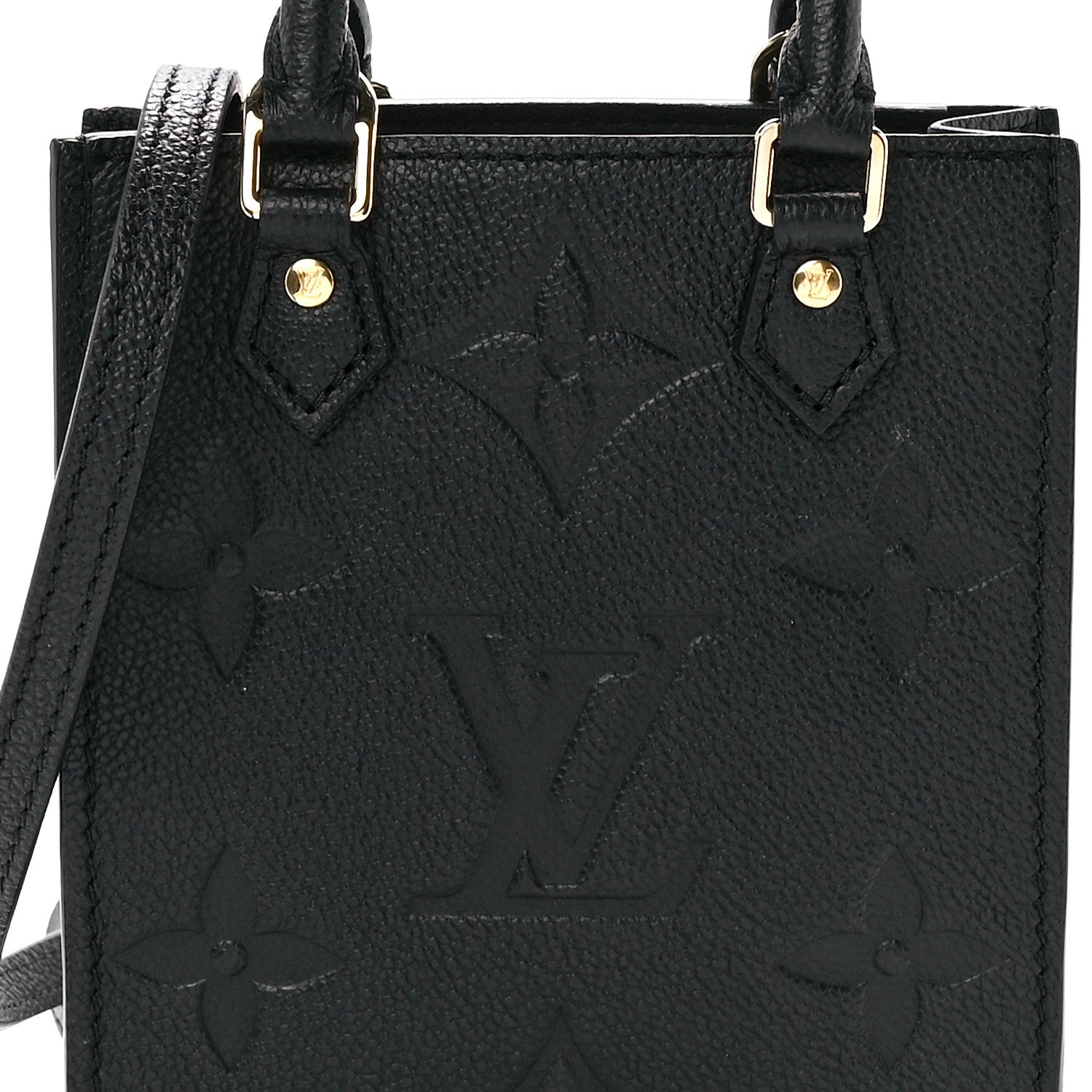 Louis Vuitton Empreinte Monogram Giant Petit Sac Plat Black 8 of 11