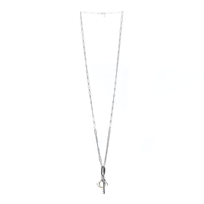 Hermes Palladium Permabrass Curiosite Charm Pendant Necklace 3 of 8