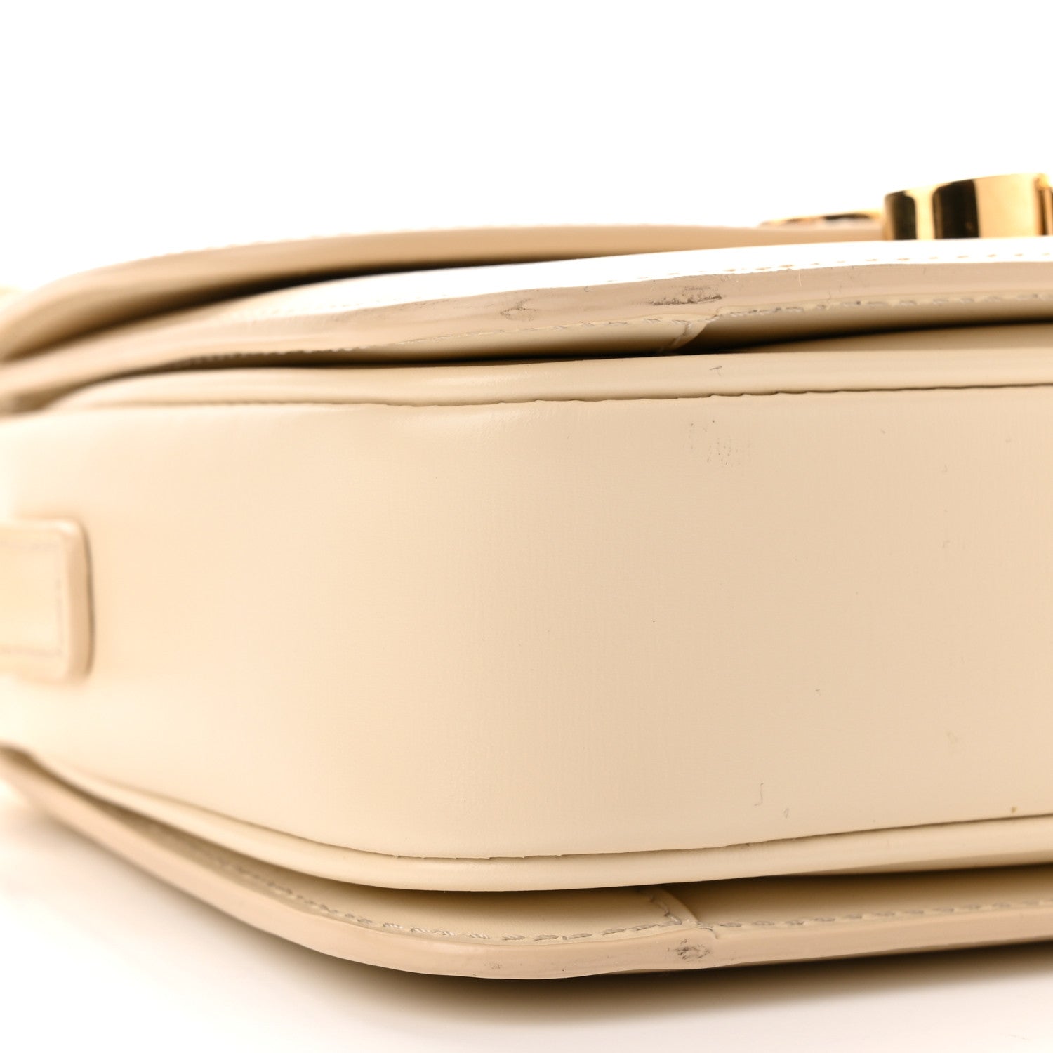 Celine Shiny Calfskin Small Triomphe Vanilla 9 of 10
