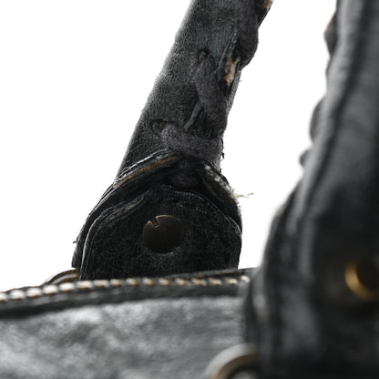 Balenciaga Agneau Classic Hardware Weekender Black 14 of 17
