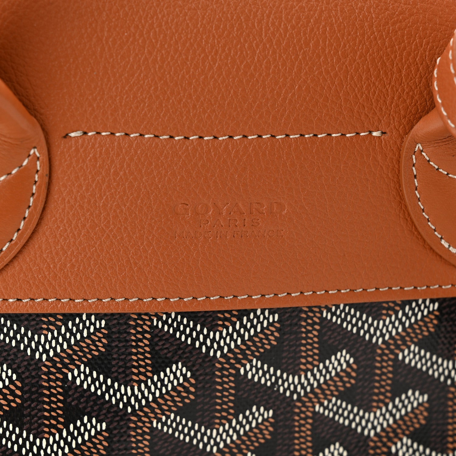 Goyard Goyardine Calfskin Mini Alpin Backpack Black Gold 6 of 10