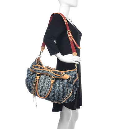 Louis Vuitton Denim Raye Cabas GM 2 of 12