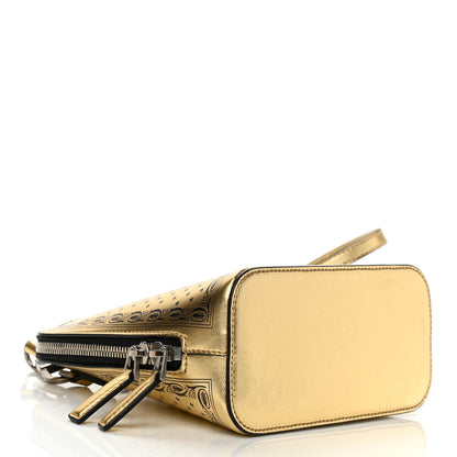 Gucci X SEGA Calfskin GUCCY Stars Mini Dome Shoulder Bag Gold 4 of 12