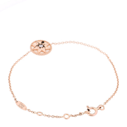 Christian Dior 18K Rose Gold Diamond Pink Opal Rose Des Vents Bracelet 2 of 5