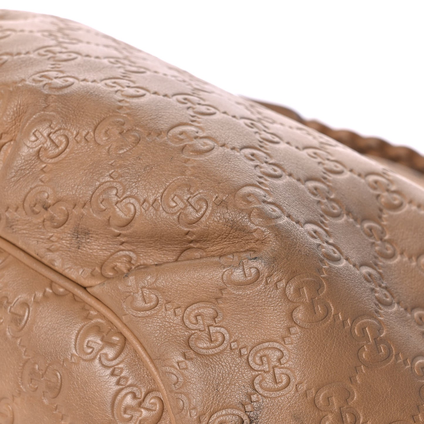Guccissima Medium Pelham Hobo Beige