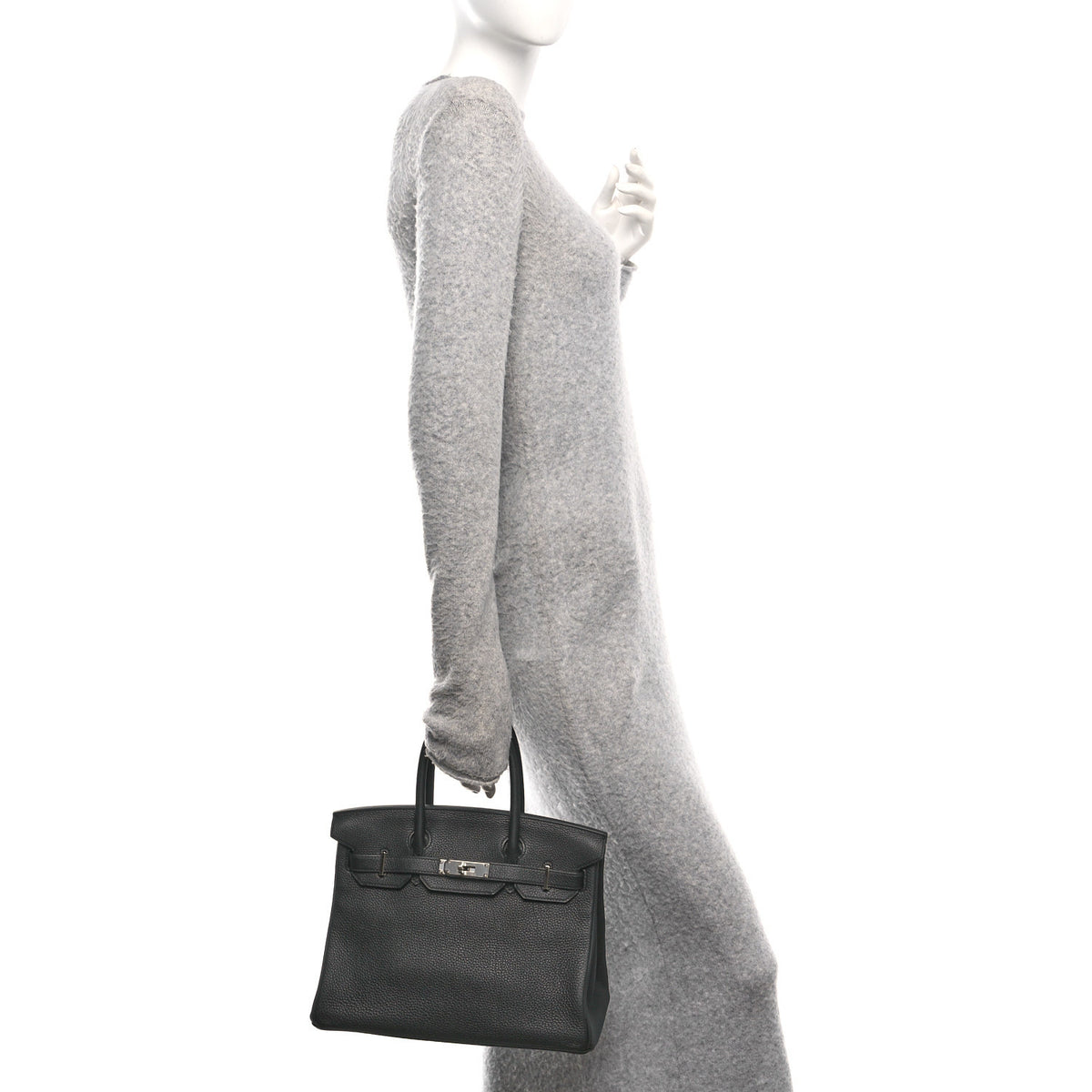 Hermes Togo BIRKIN 30 Black 2 of 12