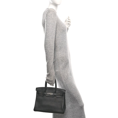 Hermes Togo BIRKIN 30 Black 2 of 12